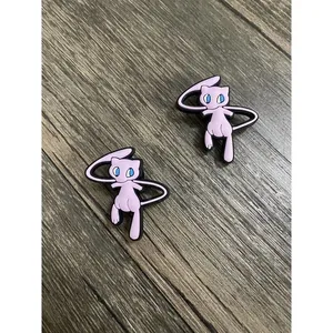 Pokemon Mew Japanese Anime Video Game Charm For Crocs Shoe Charms - 2 Pieces thumbnail 1