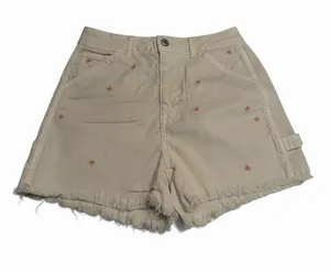 American Eagle Highest Rise 90s Boyfriend‎ Embroidered Carpenter Shorts thumbnail 1
