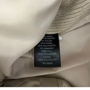 Cremieux Beige Diamond Quilted Gold Zip Up Lightweight Puffer Women's Size XS thumbnail 5