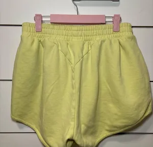 Gymshark Training Sweat Shorts Yellow thumbnail 3