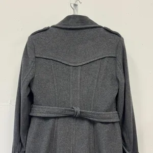 Marc New York Andrew Marc Gray Wool Blend Belted Overcoat Coat Jacket Womens 8 thumbnail 6
