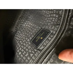 Kate Spade New York Black Saffiano Leather Crossbody Bag Gold Hardware Flap Snap thumbnail 7