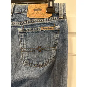 Lucky Brand Dungarees Womens 6/28 Blue Jeans Bootcut American Made Vintage Wash thumbnail 7