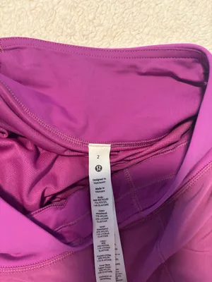 Lululemon Magenta Speed Up Shorts 4" thumbnail 3