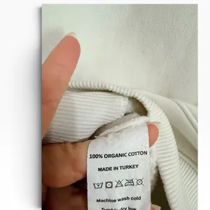 Outdoor Voices Nimbus quarter zip cotton sweatshirt white Minimalist Cropped L thumbnail 5