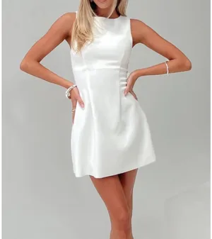 Princess Polly Anse Mini Dress White thumbnail 1