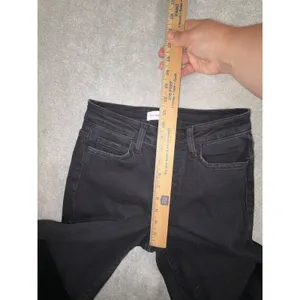 Vervet Flying Monkey Black Wide Leg Crop Jeans Button 26‎ thumbnail 8