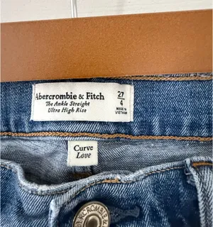 Abercrombie Jeans Ankle Straight High-Rise Ultra Curve Love thumbnail 2