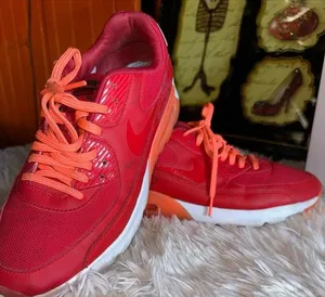 Nike Air Max 90 Essential Ultra "University" Womens 9 Red / White thumbnail 1