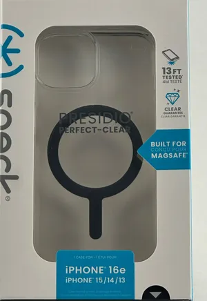 Speck Presidio Perfect-Clear iPhone 16e/15/14/13 MagSafe Case NWT MSRP: $55.00 thumbnail 1