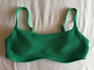 Hollister green bikini top thumbnail 1