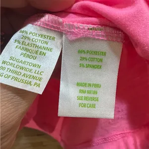 Lilly Pulitzer Bright Pink Ruffle Shoulder Tank Top Size XS EUC thumbnail 5