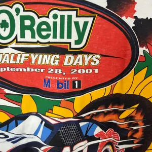 Vintage 2001 Gildan O'Reilly Racing Car Crewneck T-Shirt XLarge thumbnail 5
