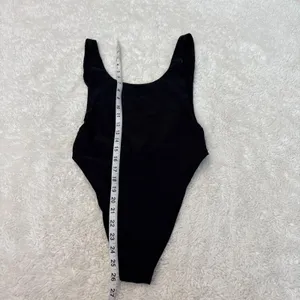 Aerie Black Scoop Neck Low Back One Piece Swimsuit S Beach Resort Classic Sexy thumbnail 3