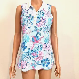 Lilly Pulitzer M UPF 50+ Luxletic Imara Polo top TB2 3653 thumbnail 9