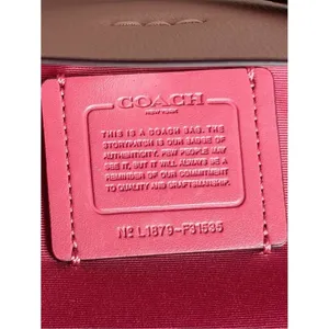 Coach’s Avenue Tote Pink Leather Shoulder Bag Large Work Everyday Carry F31535 thumbnail 2