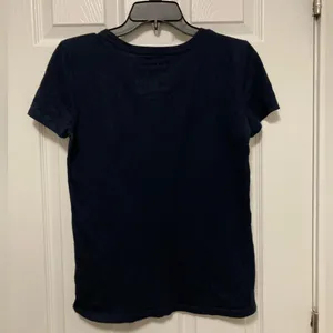 *Abercrombie & Fitch Vintage Y2K Navy Moose Mascot Graphic Short Sleeve Shirt thumbnail 5