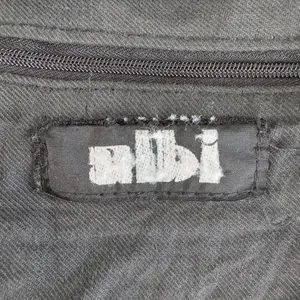 Vintage 90’s Albi Black Hobo Bag with Square Brass Details thumbnail 2