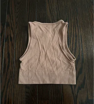 Skims Ribbed Tan Tank thumbnail 2