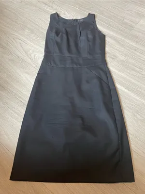 J. Crew Black Sleeveless Midi Sheath Dress thumbnail 1