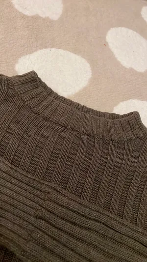 American Eagle ribbed knit cropped sweater thumbnail 2