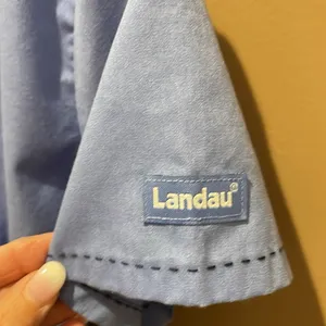Landau scrub top in Ceil blue SZ M thumbnail 4