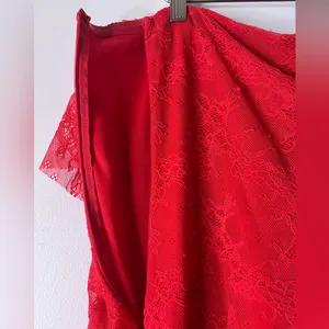 NWT Wild Fable Lace Ruffle Maxi Bodycon Dress Strapless Maxi Dress XXL Party thumbnail 8