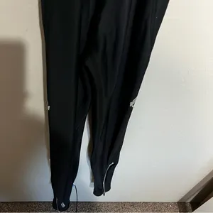 Pearl Izumi‎ Vintage Thermal Cycling Black Bib Zipper Ankle Tights thumbnail 9