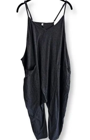 Harem Jumpsuit Charcoal Gray Size Large thumbnail 2