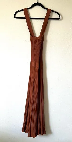 Alexis Bess Dress in Rust Color size XS CL thumbnail 5