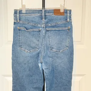 Madewell The Perfect Vintage Jean Straight Leg Medium Wash Blue Denim Womens 27P thumbnail 4