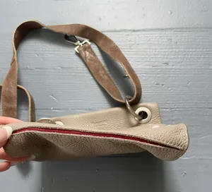 Hammitt Gray Leather Tony SML Crossbody Purse thumbnail 3