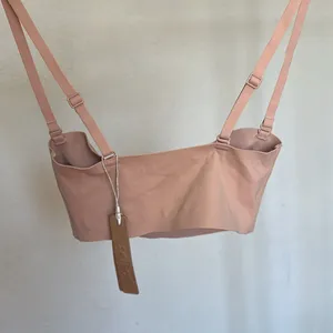 SKIMS NAKED BANDEAU BRA IN OCHRE strapless size XXS‎ nwt thumbnail 7