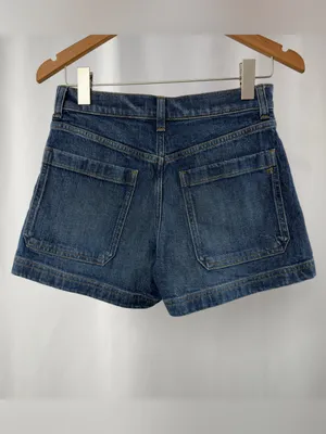 Madewell The Denim Emmett Short: Patch Pocket Edition in Blue Size‎ 26 thumbnail 7