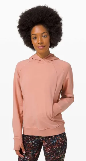 Lululemon Pink Pastel Hooded Scuba Hoodie Size 2 thumbnail 1