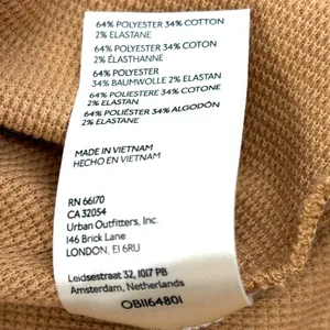 We The Free‎ Fuji Thermal Top Blouse Women LG Tan Waffle Knit Off Shoulder Boho thumbnail 8