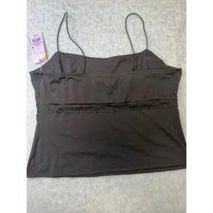 Wild Fable‎ Espresso Brown Lace Trim Cami Top Espresso Large NWT TART1042J thumbnail 7