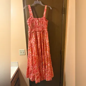 J. Crew Ruffle-Trim Tiered Maxi Dress in Sunny Blooms thumbnail 4