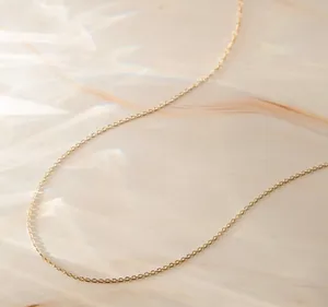 Vintage Delicate Gold Chain Necklace - Minimal Everyday Jewelry thumbnail 1
