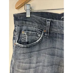 7 For All Mankind Jeans size 33 Blue Austyn Regular Fit Straight Leg Stretch thumbnail 2