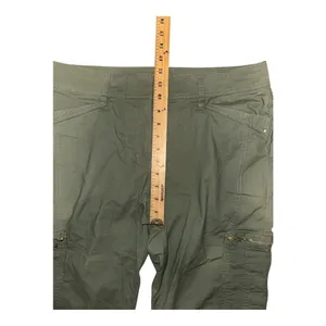 White House Black Market Olive Green Cargo‎ Capri, Size 14 thumbnail 5