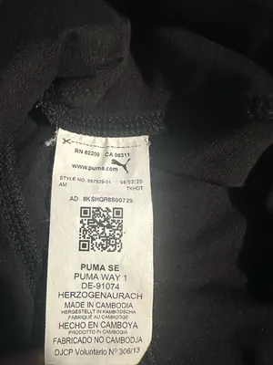 Puma women Black Jogger Sweatpants with White Logo thumbnail 5