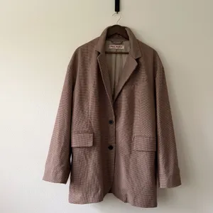 Free People Oversized Reggie Blazer in Ginger Combo Size L thumbnail 5