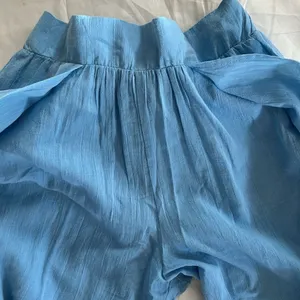 Becca Gauzy Smocked Waist Pants, Swim coverup, Coastline, Medium, NWT thumbnail 7
