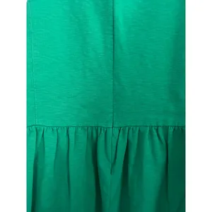 J.Crew Womens Kelly‎ Green Sleeveless Fit and Flare Textured Slub Knit Dress M thumbnail 8