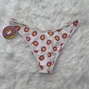Zumiez Odd Future Donut High Leg Hipster Bikini Bottoms Size Medium thumbnail 4