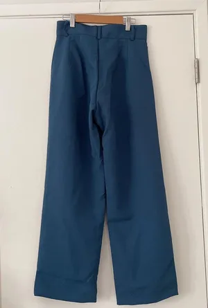 Wide Leg Pants Retro Was Thin Casual Pants thumbnail 3