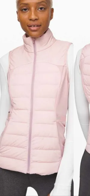 {8} Lululemon Down For It All Puffer Vest Porcelain Pink thumbnail 1