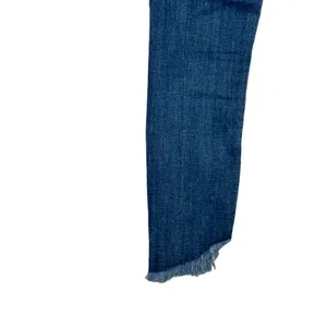 Unbranded Women's Jeans Distressed Frayed Hem Skinny Mid-Rise‎ Denim Blue Small thumbnail 6