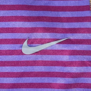 Nike Golf/Tennis/Pickleball Sleeveless Dri-Fit Purple Striped Top Women’s Large thumbnail 2